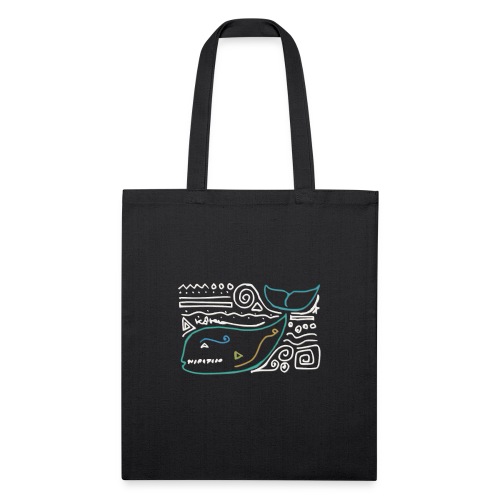Ancient whale - Recycled Tote Bag