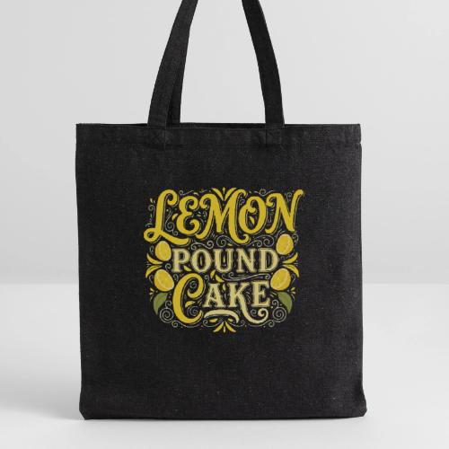 Lemon Pound Cake Vintage Flourish - Recycled Tote Bag