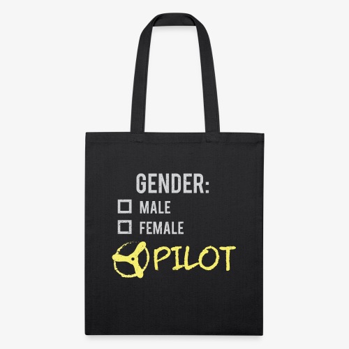 Gender: Pilot! - Recycled Tote Bag