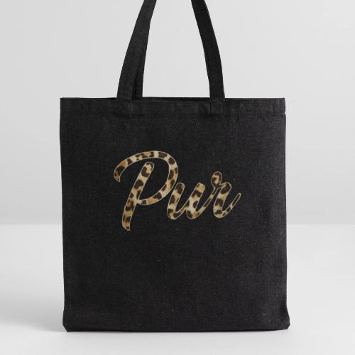 Pur Script - Recycled Tote Bag