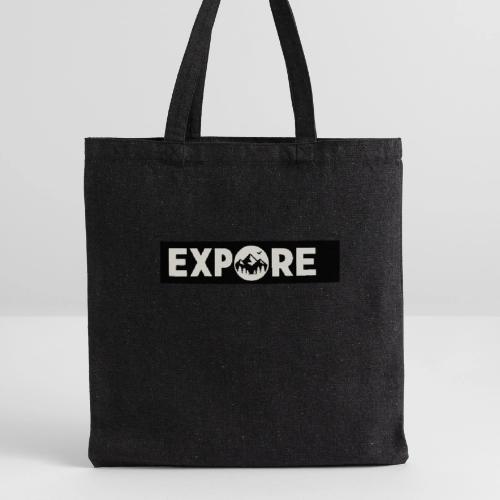 Adventure Oxygen Nature Mountain Forest Typography - Recycled Tote Bag