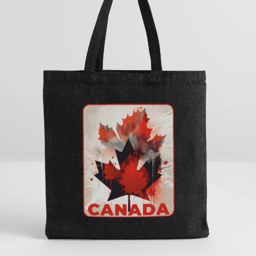 Canada Inked Leaf - Recycled Tote Bag