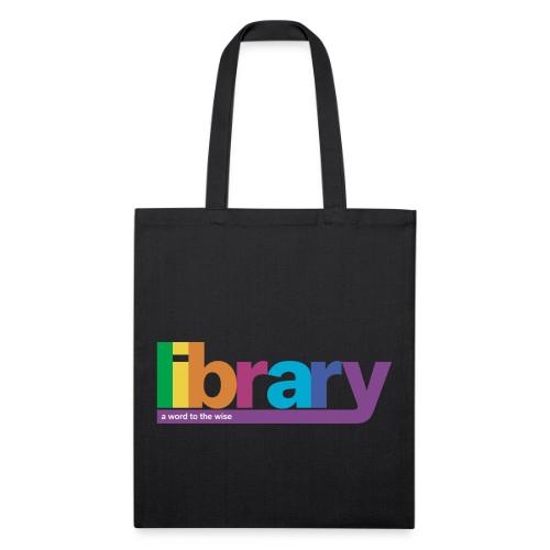 Vintage ALA: A word to the wise - library - Recycled Tote Bag