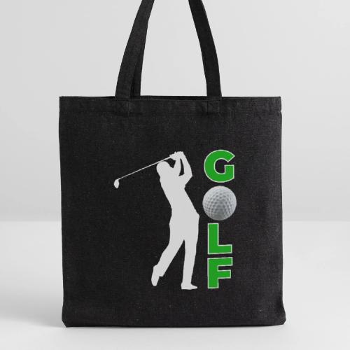 Golf: Classic Golf Motion - Recycled Tote Bag
