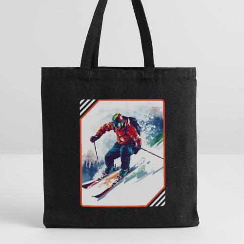 Skiing is Life - Recycled Tote Bag