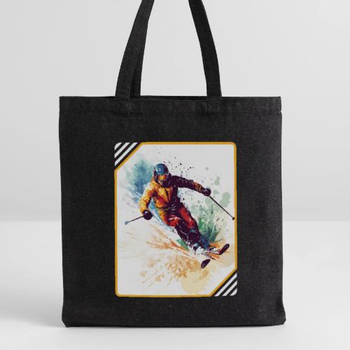 Winter Skiing Escape - Recycled Tote Bag