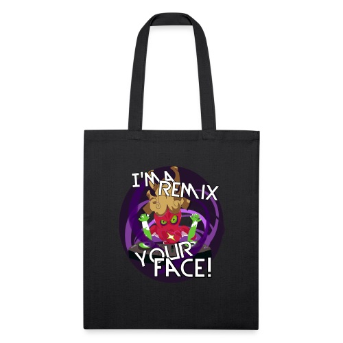 I'ma Remix Your Face! -L.Sleeve1Piece (Satellite) - Recycled Tote Bag