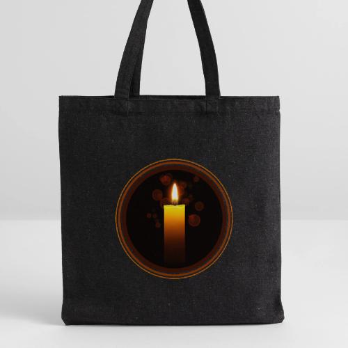 Candle - Recycled Tote Bag