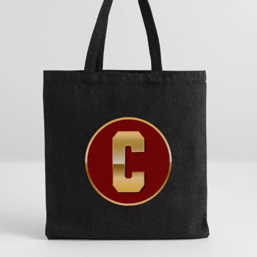 Letter C – Capital Varsity Alphabet Monogram - Recycled Tote Bag