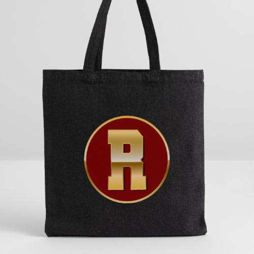 Letter R – Capital Varsity Alphabet Monogram - Recycled Tote Bag