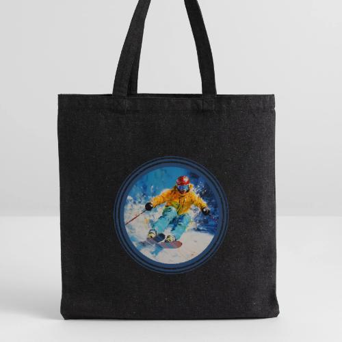 Born for Skiing - Recycled Tote Bag