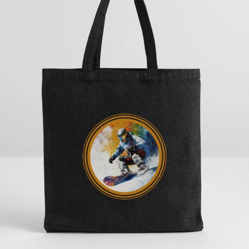 Snowboarding Dreams - Recycled Tote Bag