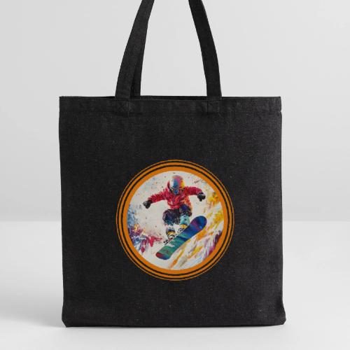 Snowboarding Horizon - Recycled Tote Bag