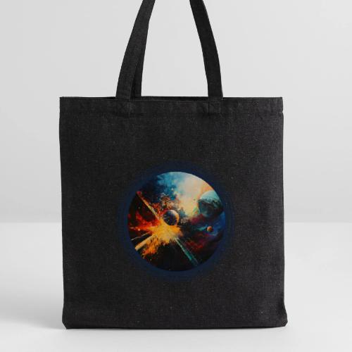 Planets in Turmoil - Recycled Tote Bag