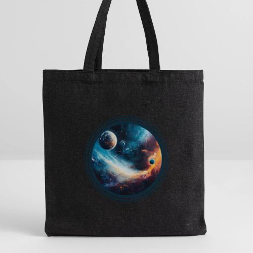 Planets Among Colors - Recycled Tote Bag