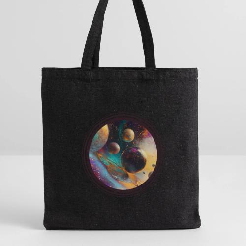 Planets in the Abstract - Recycled Tote Bag