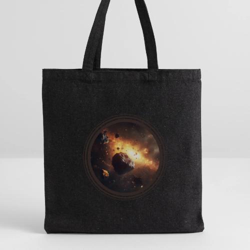 Asteroids Drift - Recycled Tote Bag
