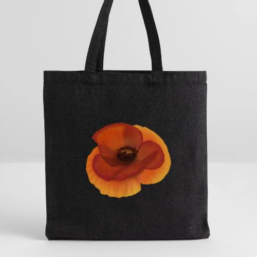 Vivid poppy - Recycled Tote Bag