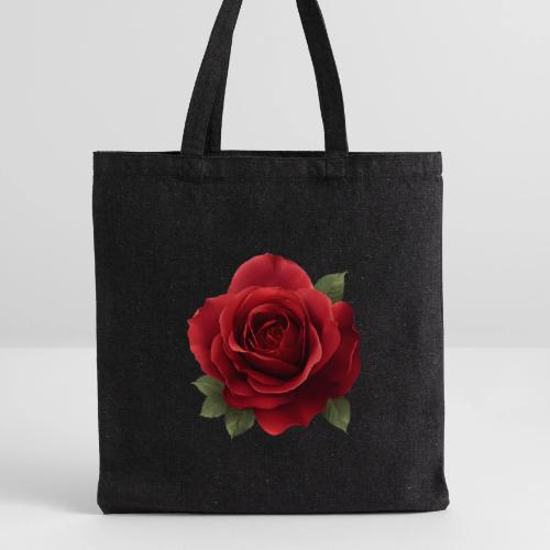 Rose: Crimson Bloom Elegance - Recycled Tote Bag