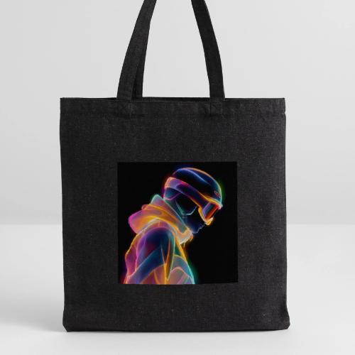 Snowboarding: Neon Gravity Ride - Recycled Tote Bag