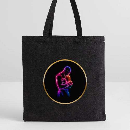 Boxing: Neon Power Guard - Recycled Tote Bag