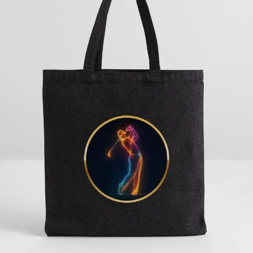 Neon Golf Motion - Recycled Tote Bag