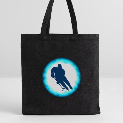 Hockey: Ice Warrior - Recycled Tote Bag
