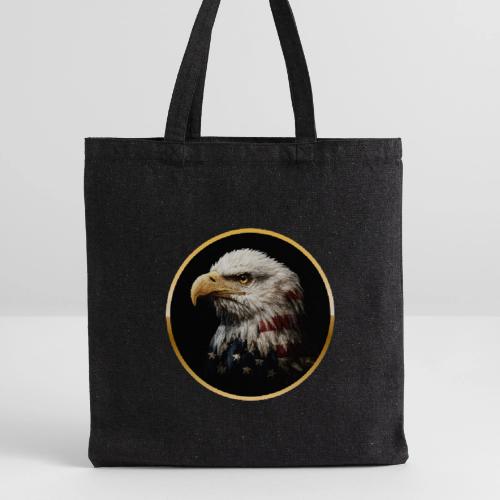 America: Golden Freedom Crest - Recycled Tote Bag