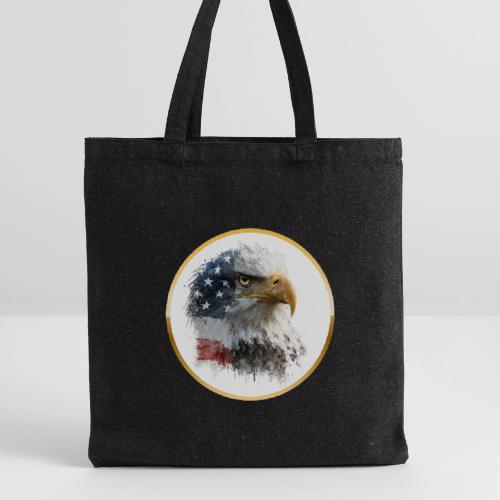 USA: Patriot Wing Emblem - Recycled Tote Bag