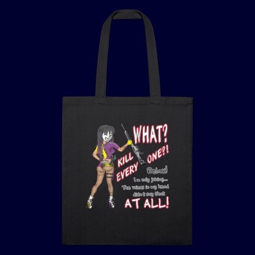 Crazy Voices - Recycled Tote Bag