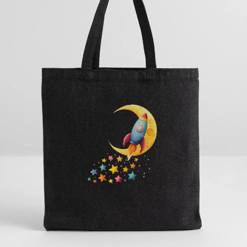 Rocket Trail of Stars - Recycled Tote Bag