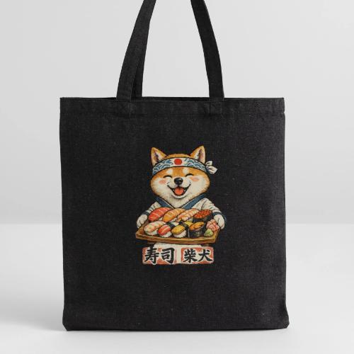 Funny Shiba Inu Sushi Kawaii Dog Tee - Recycled Tote Bag