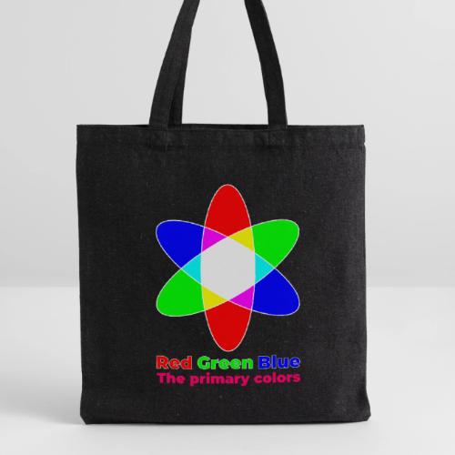 Primary colors: RGB Origins - Recycled Tote Bag
