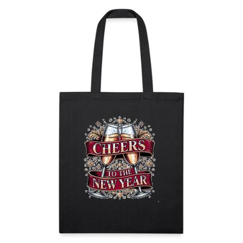 New Year's Champagne T-Shirt - Recycled Tote Bag