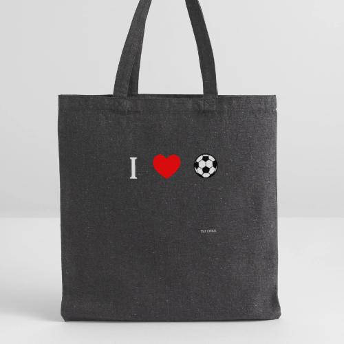 I heart soccer - Women - Recycled Tote Bag