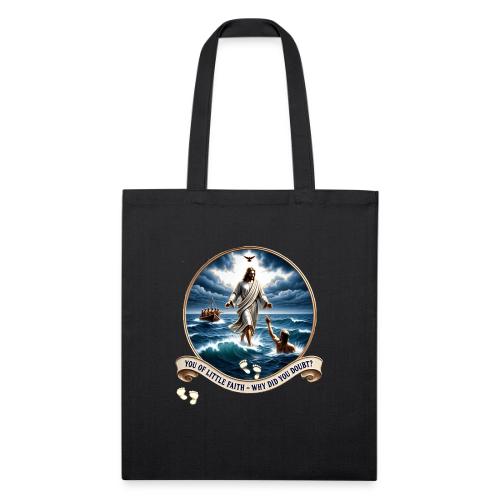 Walking On Water Faith T Shirt, Christian Miracle - Recycled Tote Bag