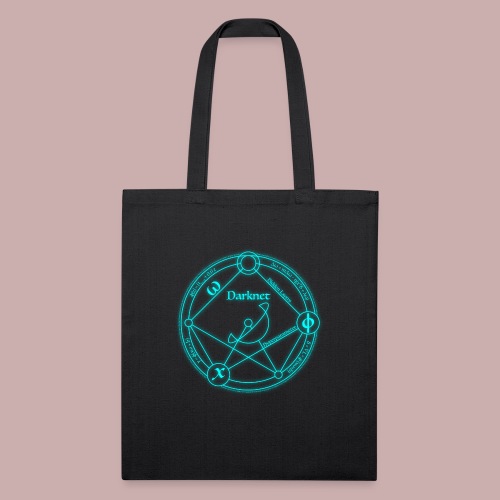 darknet logo cyan - Recycled Tote Bag