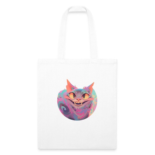 Handsome Grin Cat - Recycled Tote Bag