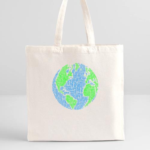 Global PEACE Sphere - Recycled Tote Bag
