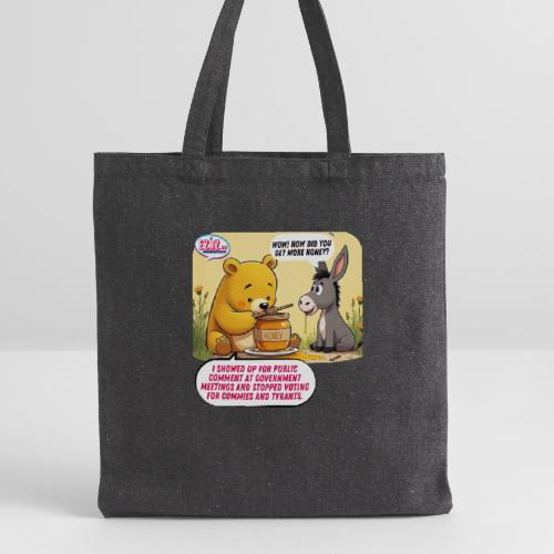 Honey Bear - Fire Tyrants - Recycled Tote Bag