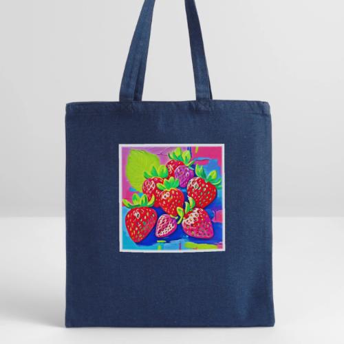 Pop Art Strawberries - Recycled Tote Bag