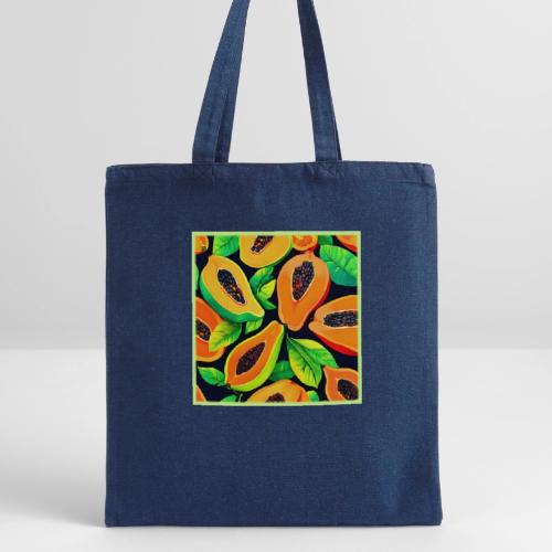 Tropical Papaya Paradise - Recycled Tote Bag