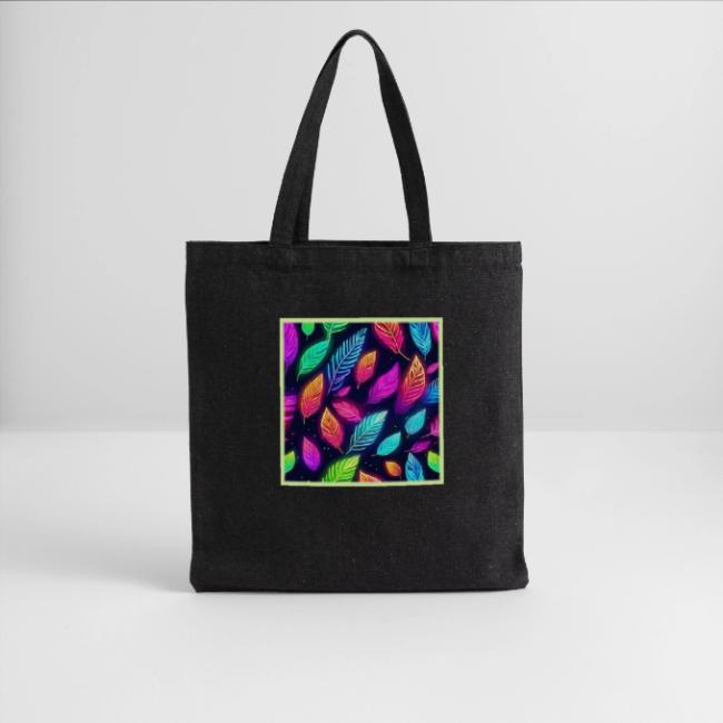 Neon Leaves in Vibrant Glow Art