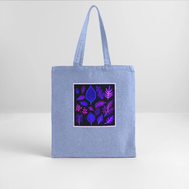 Neon Leaves in Pink and Purple Hues