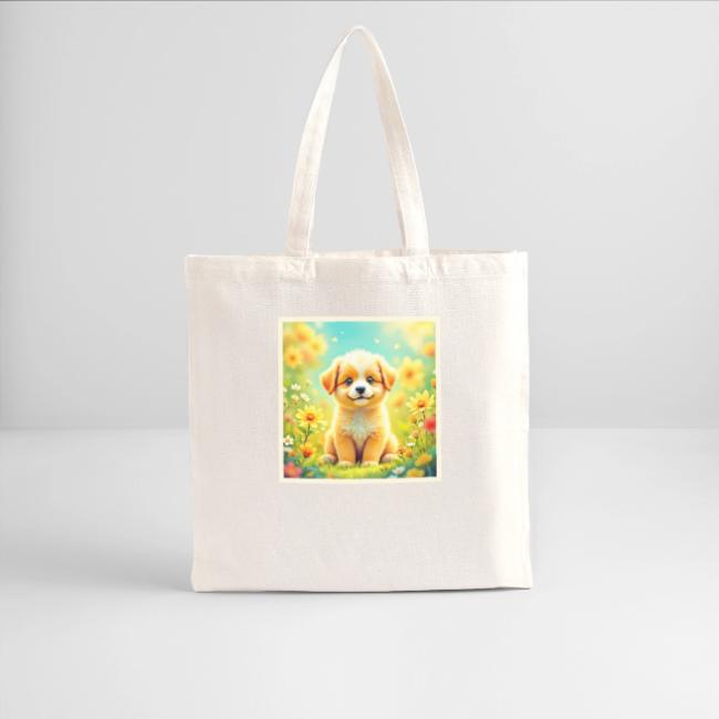 Cute Puppy Flower Art