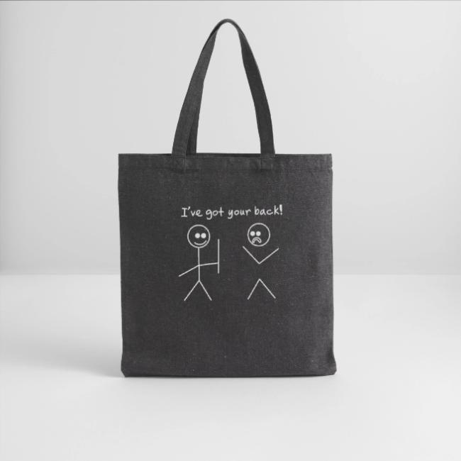 Got Your Back Stick Figure Design