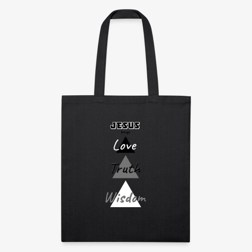 Love Truth Wisdom - Recycled Tote Bag