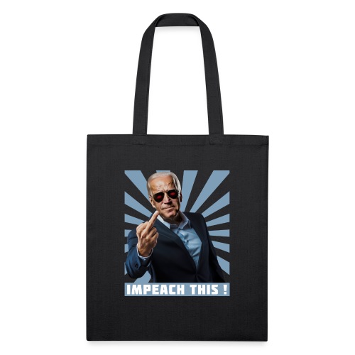 Impeach This Middle Finger - Dark Brandon Rules - Recycled Tote Bag