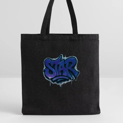 Cosmic STAR Graffiti Tag Tee - Recycled Tote Bag
