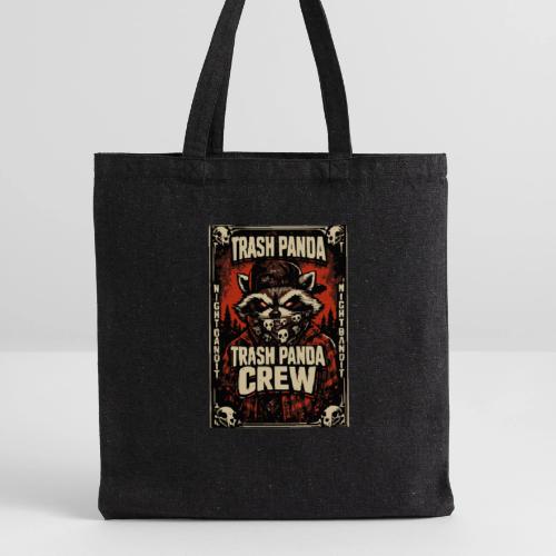 Midnight Forager Raccoon Mushroom Hunter - Recycled Tote Bag